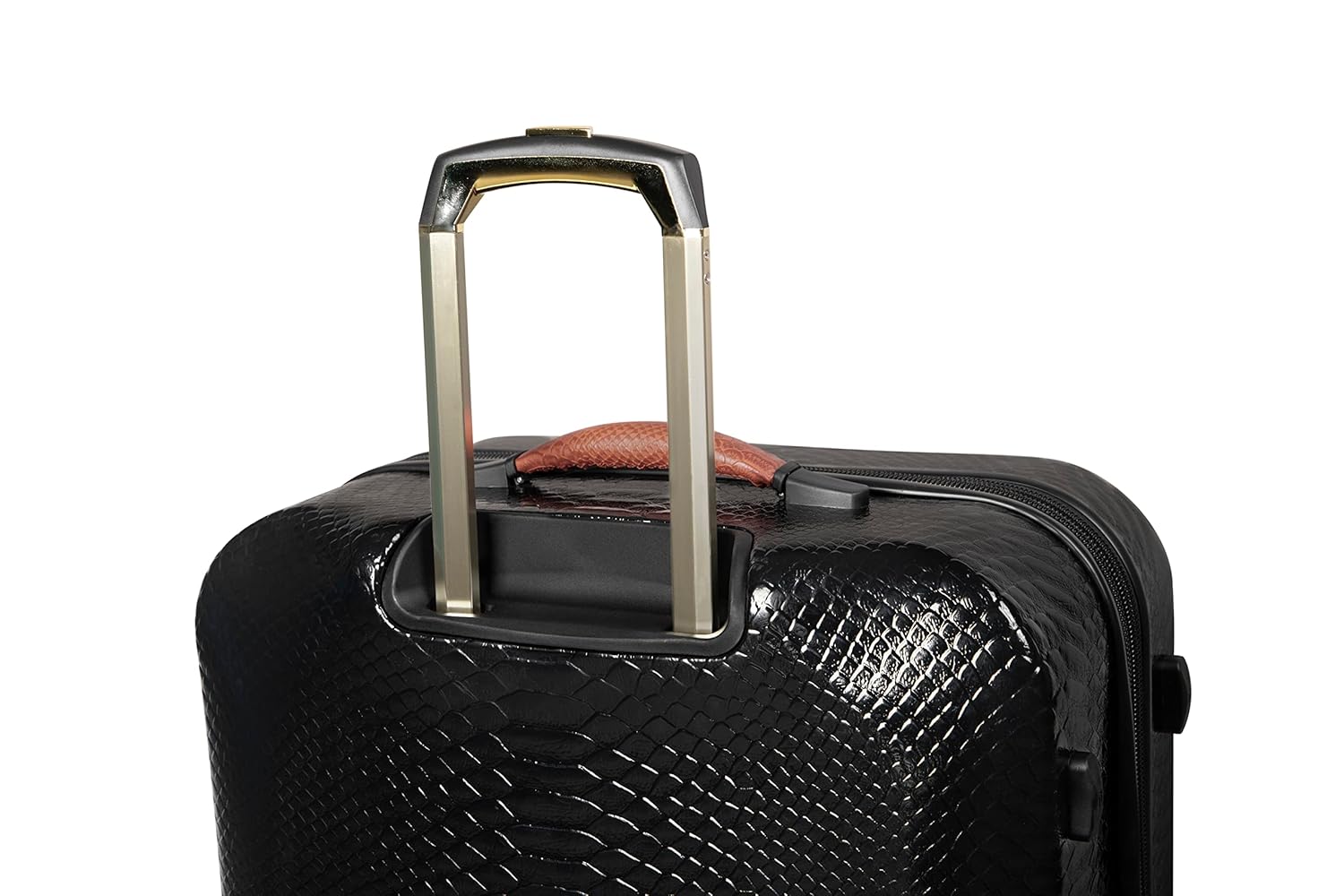 it luggage Resolute Hard Suitcase | Expandable Large Travel Bag | 8 Wheel Trolley | 16-2406-08 | Black,80 cm