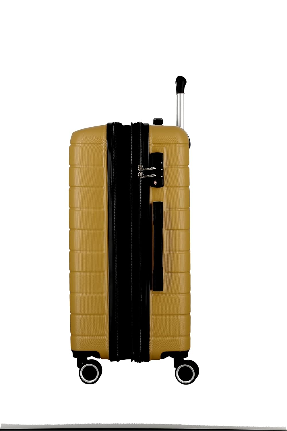 JUMP ESCO ES24-Mustard-Medium-66cm Expandable Hardsided 8 Wheel Luggage with TSA Lock