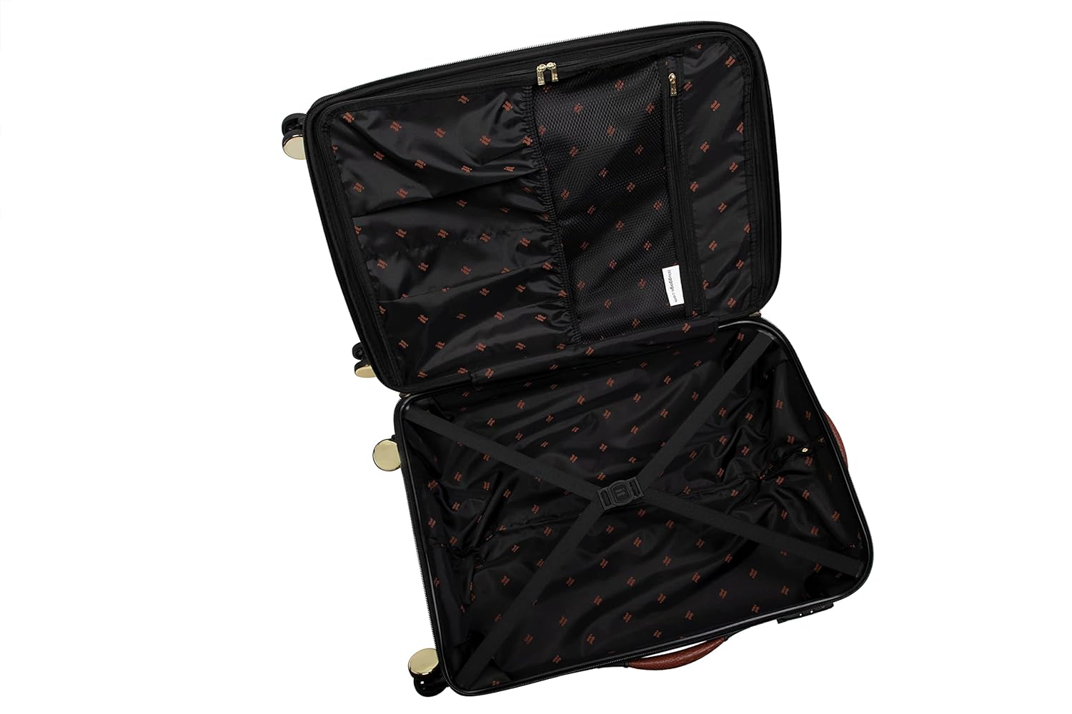 it luggage Resolute-Black- Set of 2-Large & Medium-28,24 inches Expandable Hardsided 8 Wheel Luggage Trolley Carry-on luggage-80cm,70cm with TSA Lock