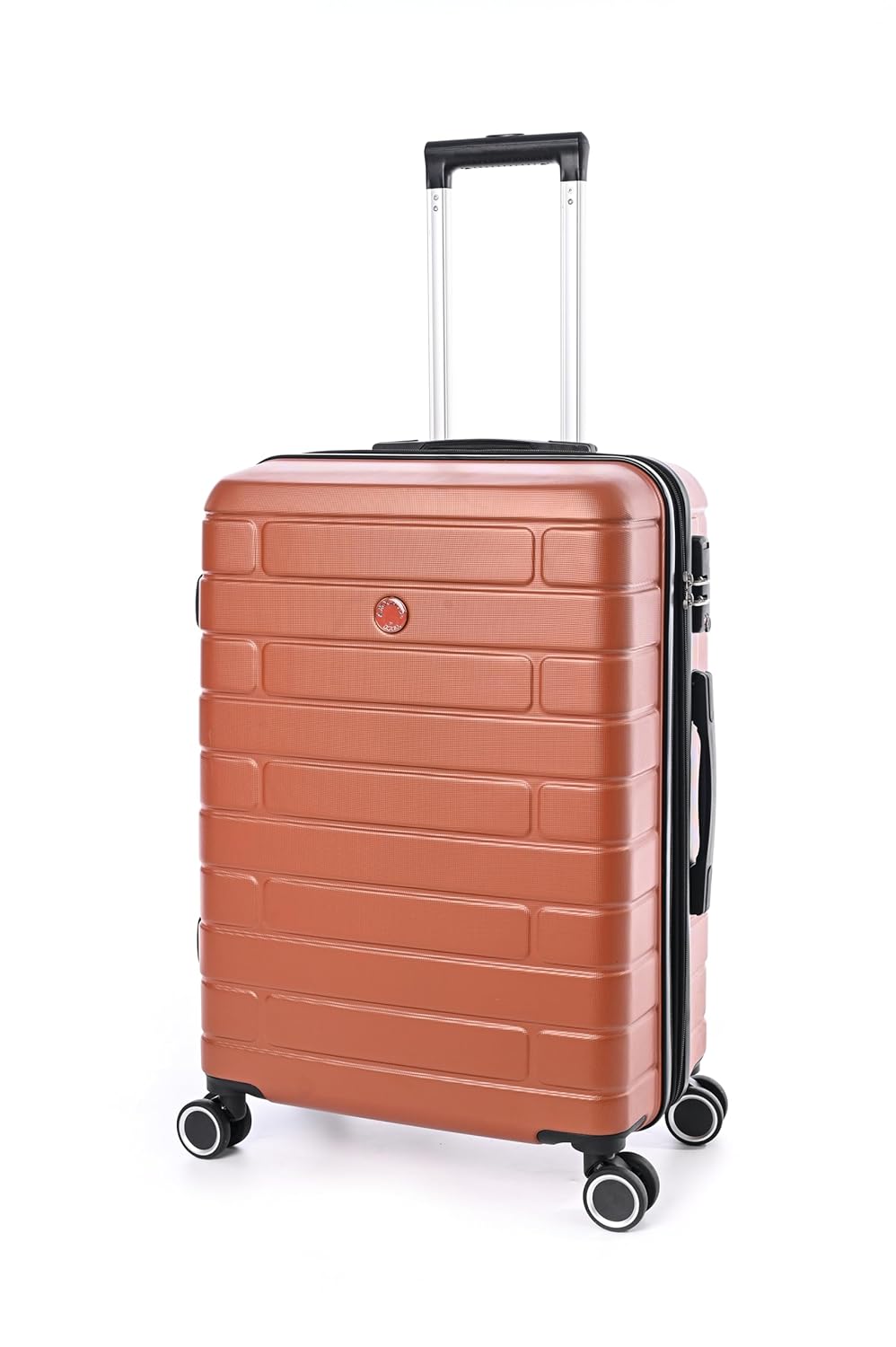 JUMP ESCO ES24-Terracota-Medium-66cm Expandable Hardsided 8 Wheel Luggage with TSA Lock