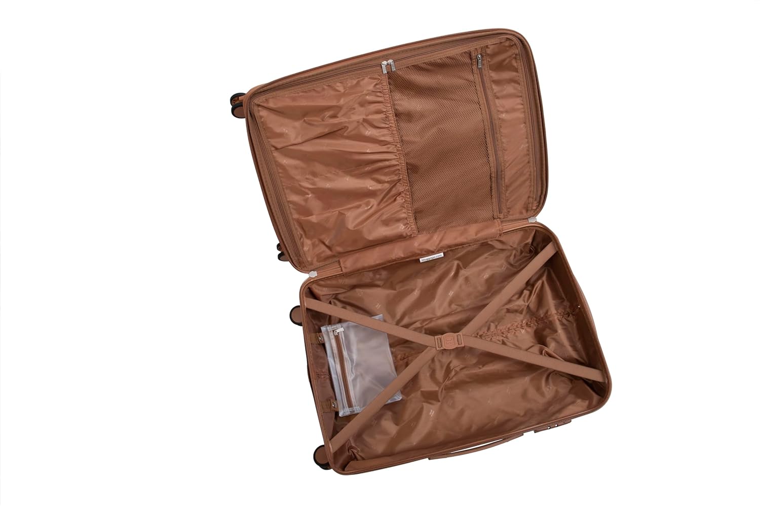 it luggage-Destinations-Dark Olive-Cabin-20 inches-Expandable Hardsided Suitcase Travel Bag 8 Wheel Trolley Bag with TSA Lock & Wet Pouch Inside