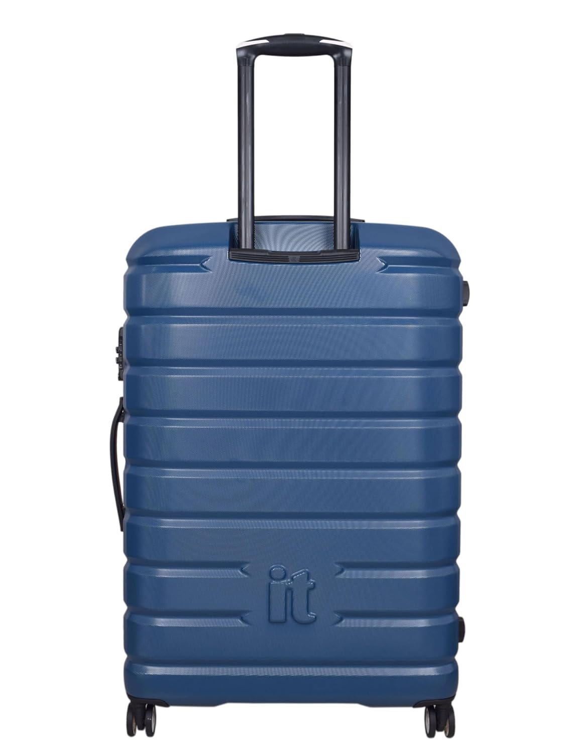it luggage Intertide Blue Set of 3-Large, Medium & Cabin-28, 24 & 20 inches Expandable Polycarbonate Hard Case Carry on & Check-in Luggage TSA Lock 8 Wheel Trolley Bag Water Proof Interior Pocket