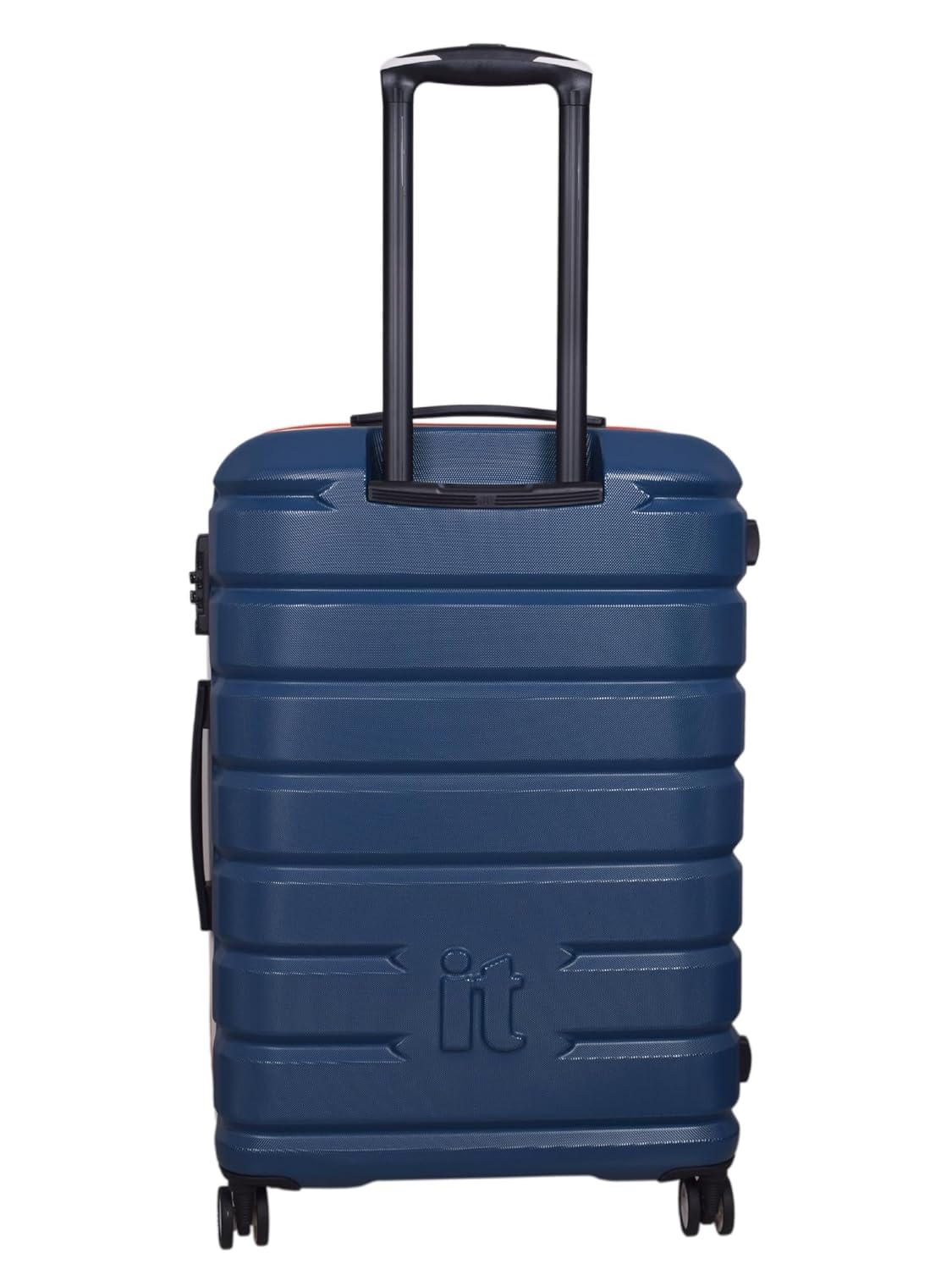 it luggage Intertide Blue Set of 2-Large & Cabin-28 & 20 inches Expandable Polycarbonate Hard Case Carry-on & Check-in Luggage TSA Lock 8 Wheel Trolley Bag Water Proof Interior Pocket