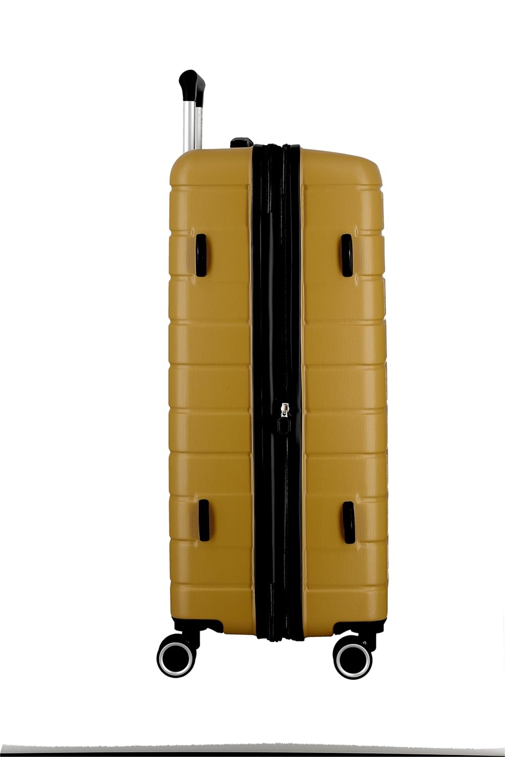JUMP ESCO -Mustard-Set of 2-Large & Cabin-76, 55 cm Expandable Hardsided 8 Wheel Luggage with TSA Lock