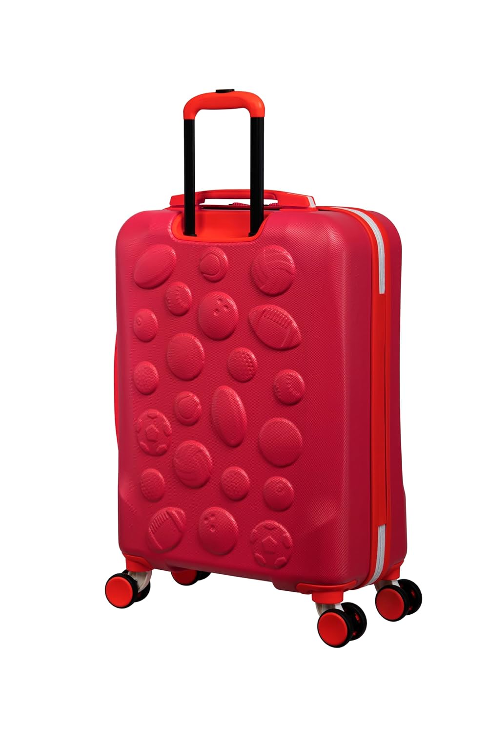 it luggage-Half Time-Poppy Red-Combo-Cabin-20 inches & Underseater-18 inches-Kids Luggage-Hardcase-Travel Bag-8 Wheel Trolley-3093 (UC)