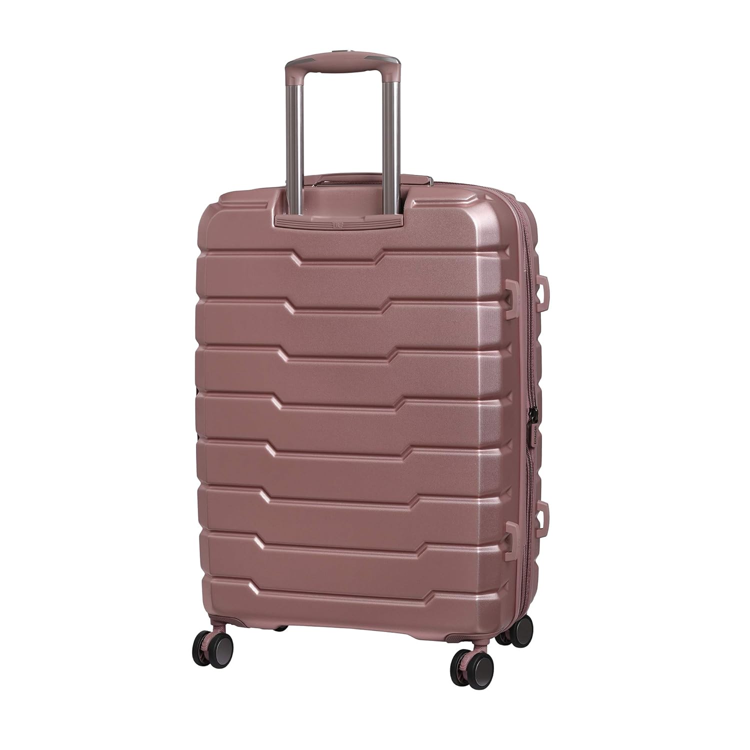 it luggage Prosperous-Metallic Pink-Set of 2-Medium & Cabin-24 & 20 inches Cabin with Padded Laptop Section Expandable Hardsided Suitcase Travel Bag 8 Wheel Trolley with TSA Lock- 70cm & 54 cm