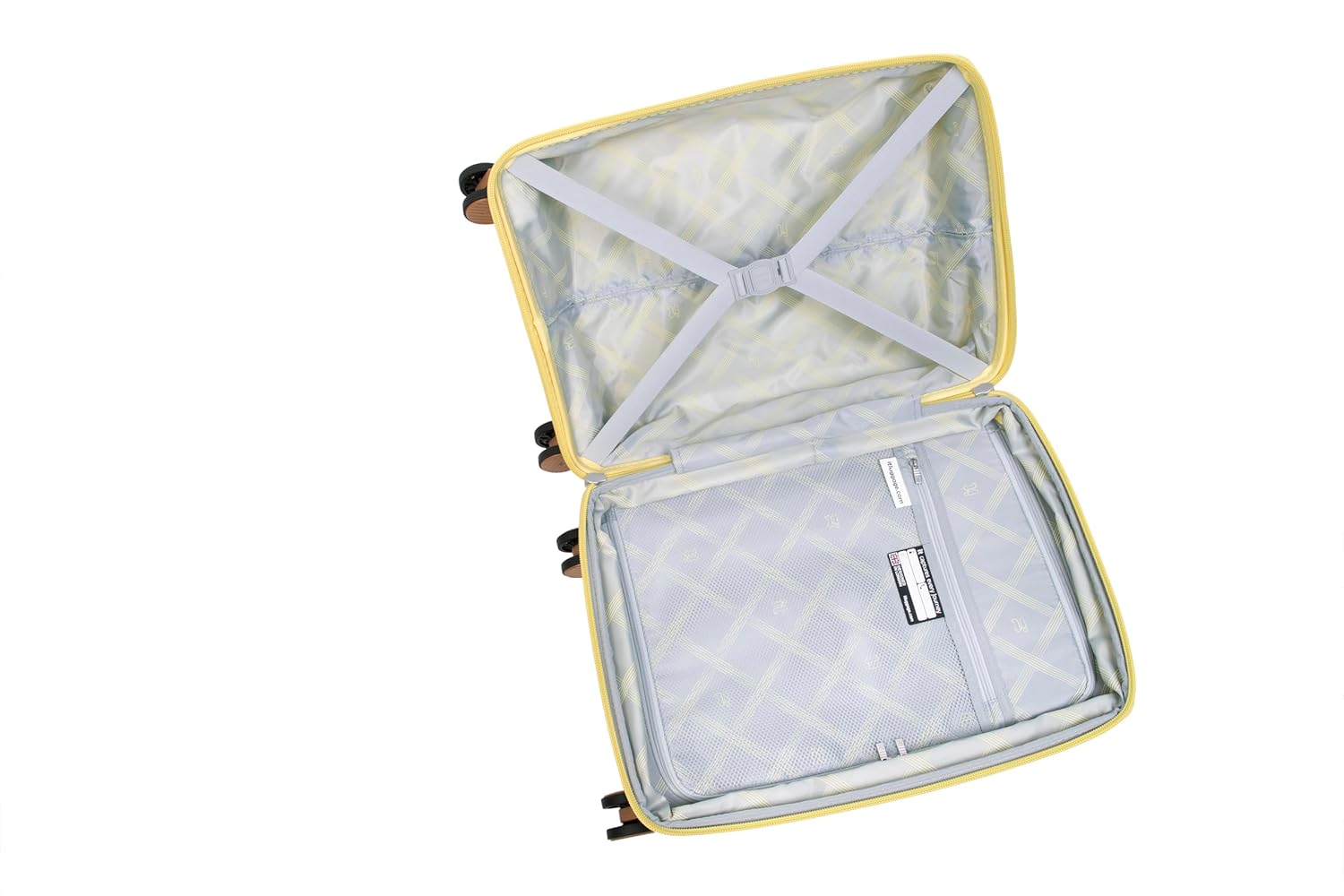 it luggage- Illustrious-Soft Yellow-Cabin 20 inches Expandable Hard Case Beautiful Interior Carry-on 8 Wheel Trolley Bag