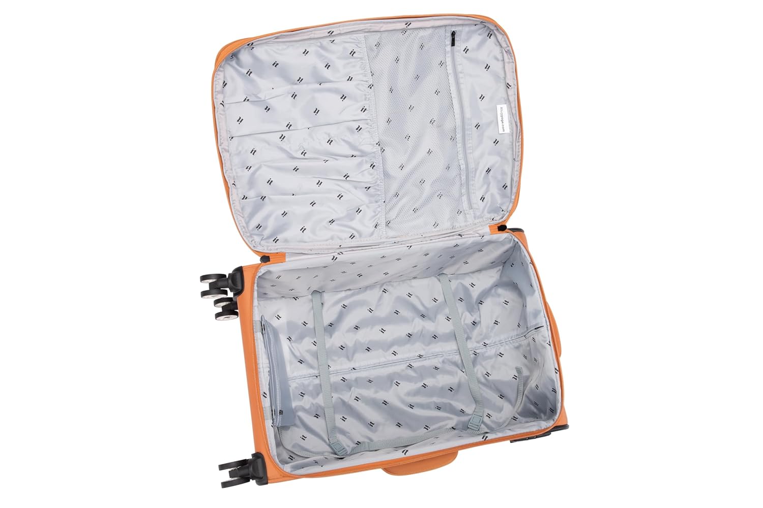 it luggage Reptilian-Yellow- Medium-24 inches -Expandable- Softsided with TSA Lock 8 Wheel Trolley Bag