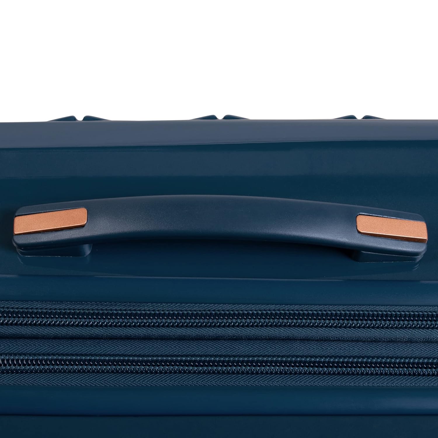 it luggage Certify Peacock Navy-Set of 2- Large & Cabin-28 & 20 inches Expandable PC Hardsided with TSA Lock 8 Wheel Trolley Bag