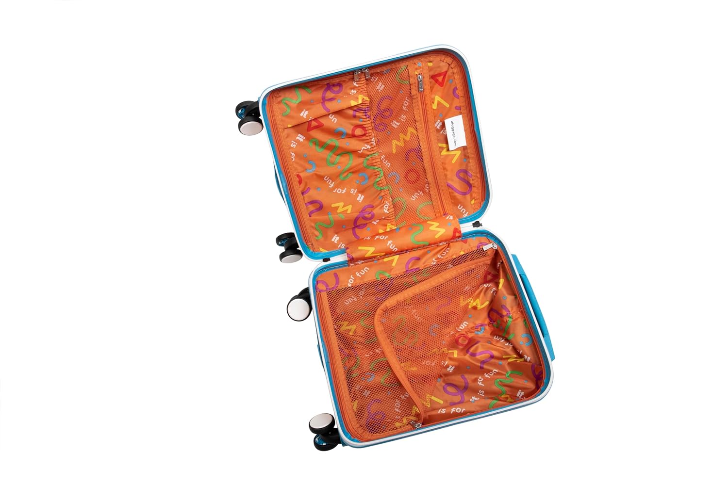 it luggage-Treasure Trove-Turmeric Yellow-Underseater-18 inches-Kids Luggage- Hard case- PC-Travel Bag-8 Wheel Trolley Bag