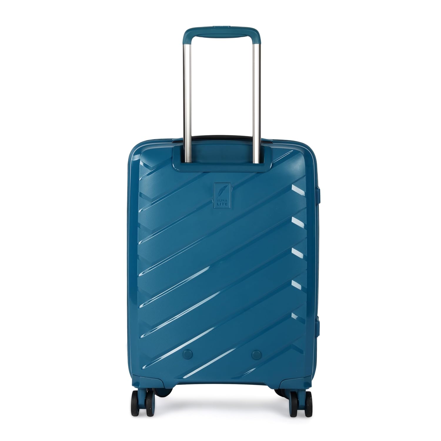 it luggage Influential-Blue-Cabin-20 inches with Padded Laptop Section-PP Hardsided Fashion Luggage Trolley 8 Wheel Luggage with TSA Lock-54.5 cm