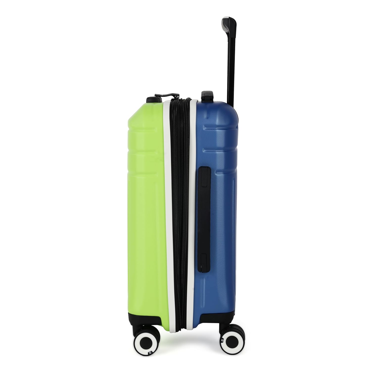 it luggage Convolved-Blue Lime-Cabin-20 inches Hardsided Suitcase Travel Bag Expandable 8 Wheel Trolley Bag with Wet Pouch & TSA Lock-54cm