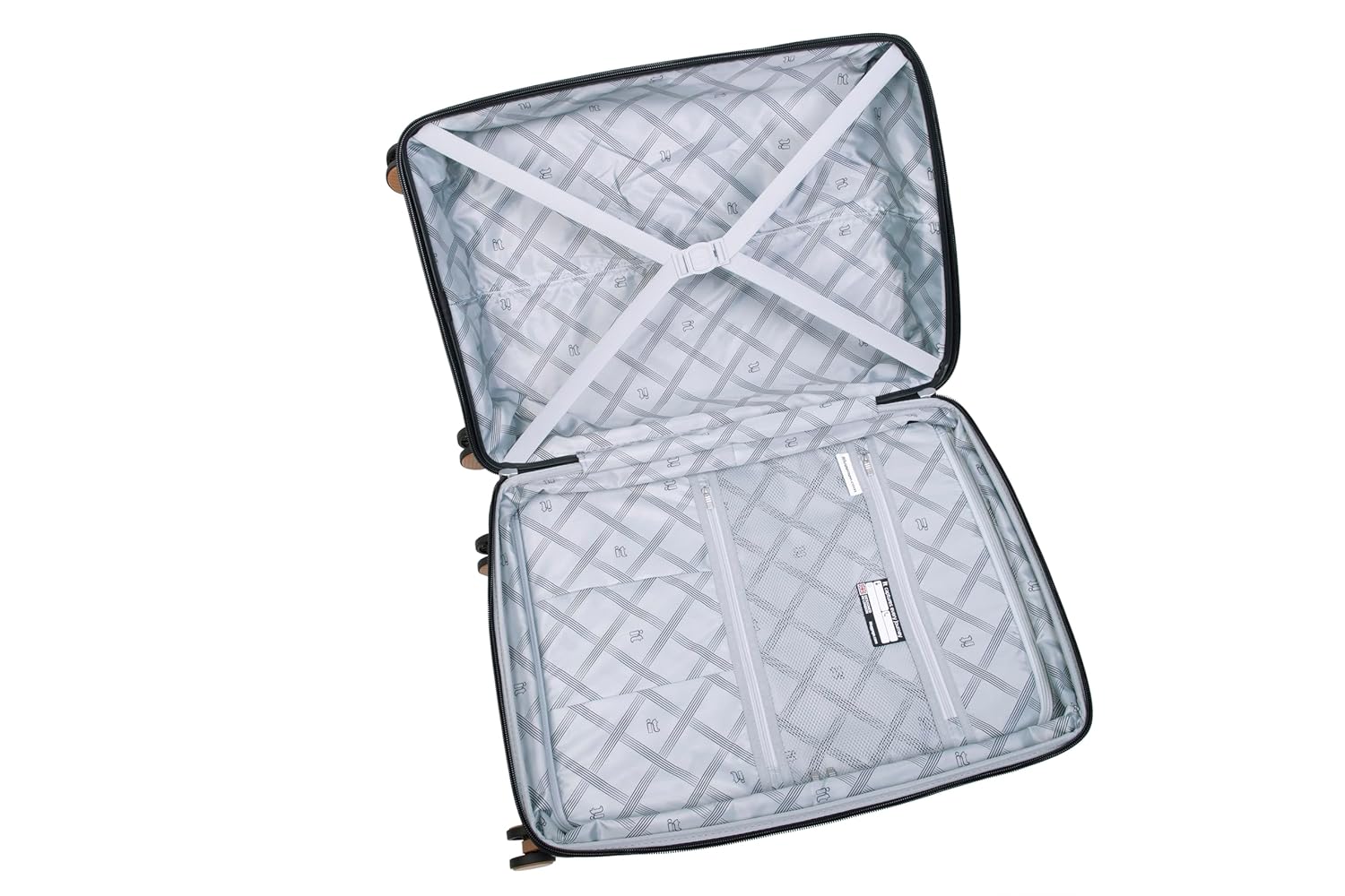 it luggage Illustrious Black-Set of 3-Large, Medium, Cabin-28,24 &20 inches Expandable Check-in Luggage Hard Case Beautiful Interior 8 Wheel Trolley Bag with TSA Lock & Wet Pouch Inside