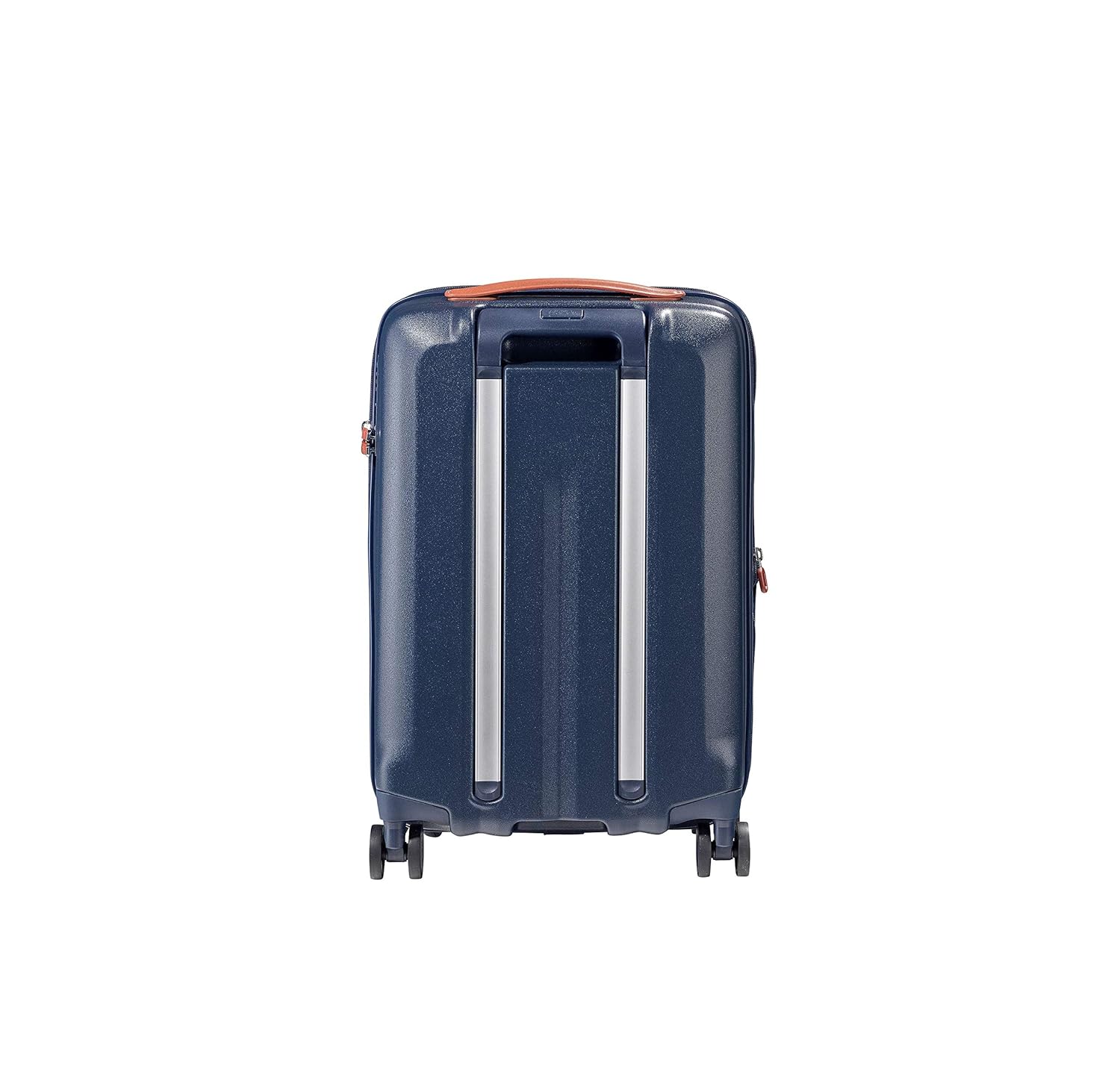 JUMP Uppsala Rigid-Navy Blue-Cabin-55cm Expandable Hardsided 8 Wheel Luggage with TSA Lock, Anti-Theft Zipper, Name Tag and Luggage Cover