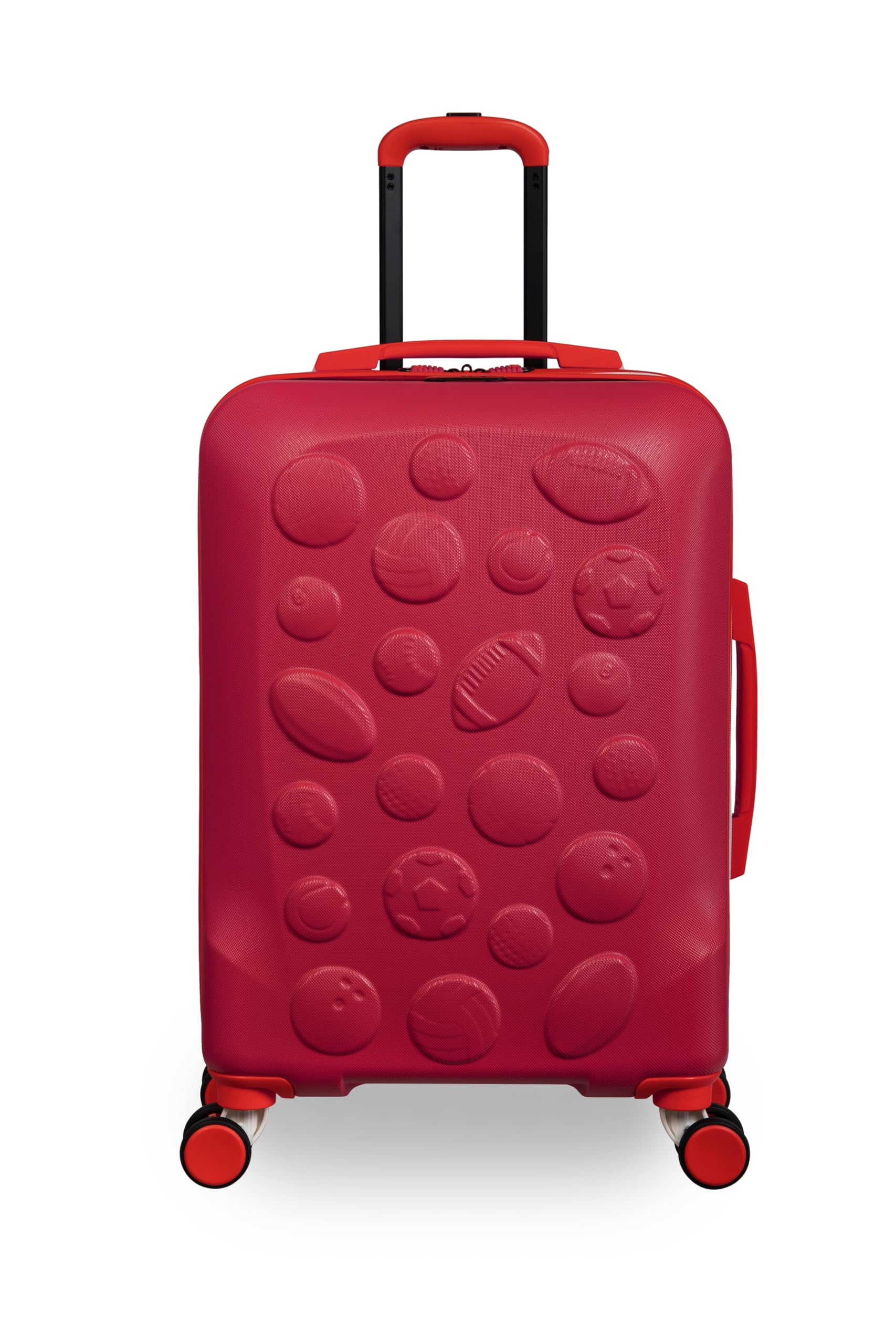 it luggage-Half Time-Poppy Red-Combo-Cabin-20 inches & Underseater-18 inches-Kids Luggage-Hardcase-Travel Bag-8 Wheel Trolley-3093 (UC)