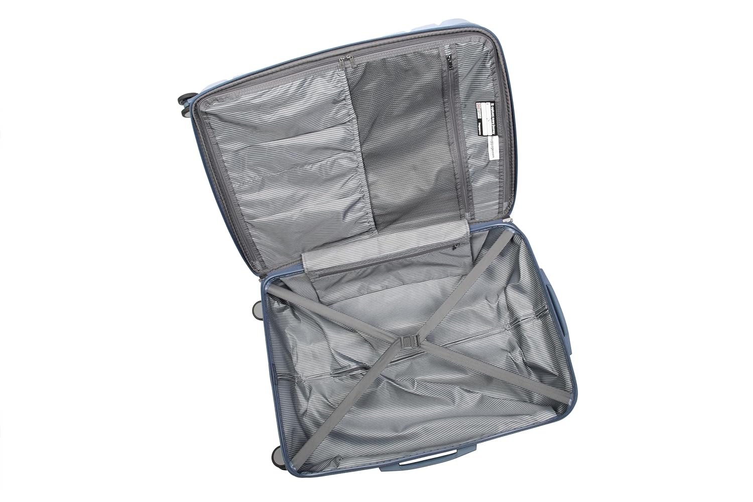 it luggage -Prosperous-Denim Blue-Large-80cms | Expandable | Polycarbonate | Hardsided Suitcase |Travel Bag | 8 Wheel Trolley Bag