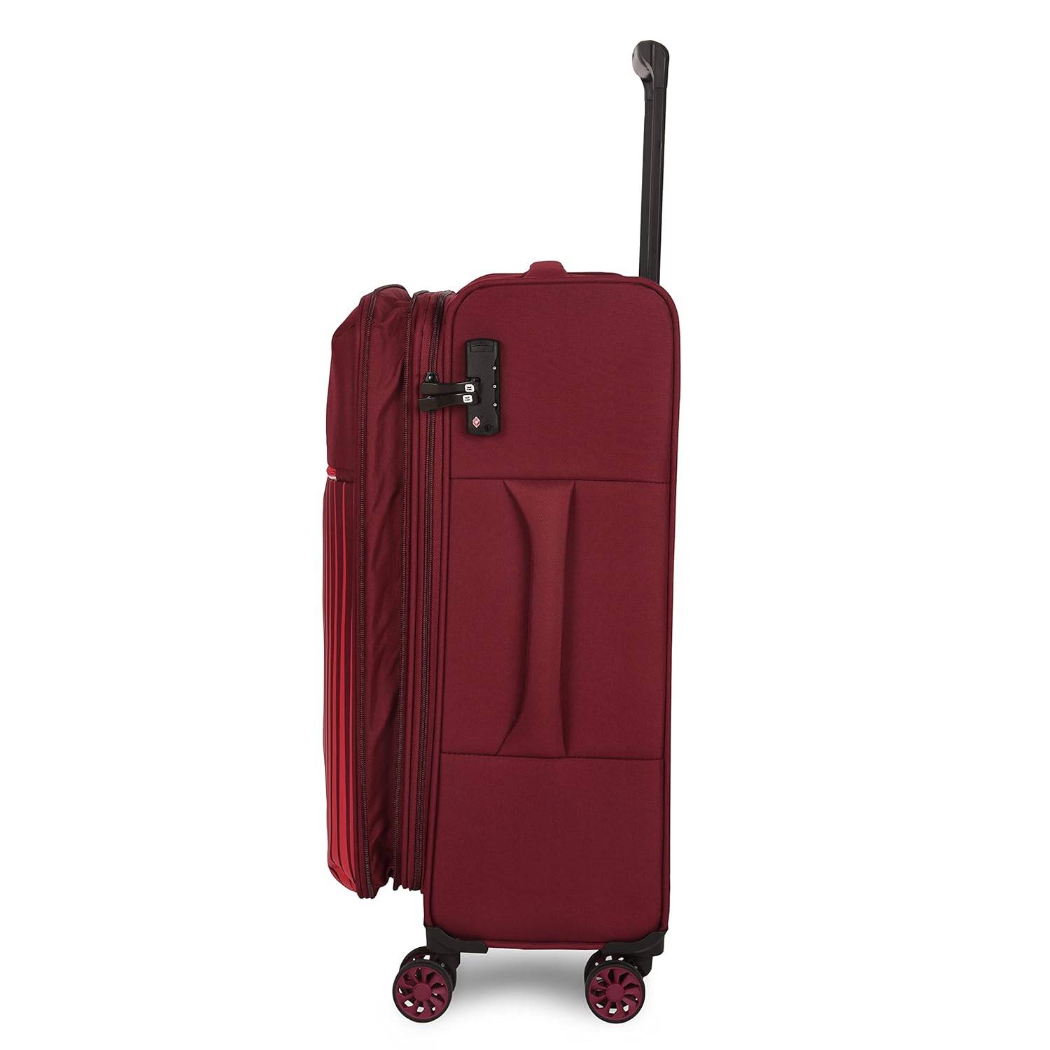 it luggage The Lite-Red- Medium-24 inches Expandable Softsided with TSA Lock 8 Wheel Trolley Bag