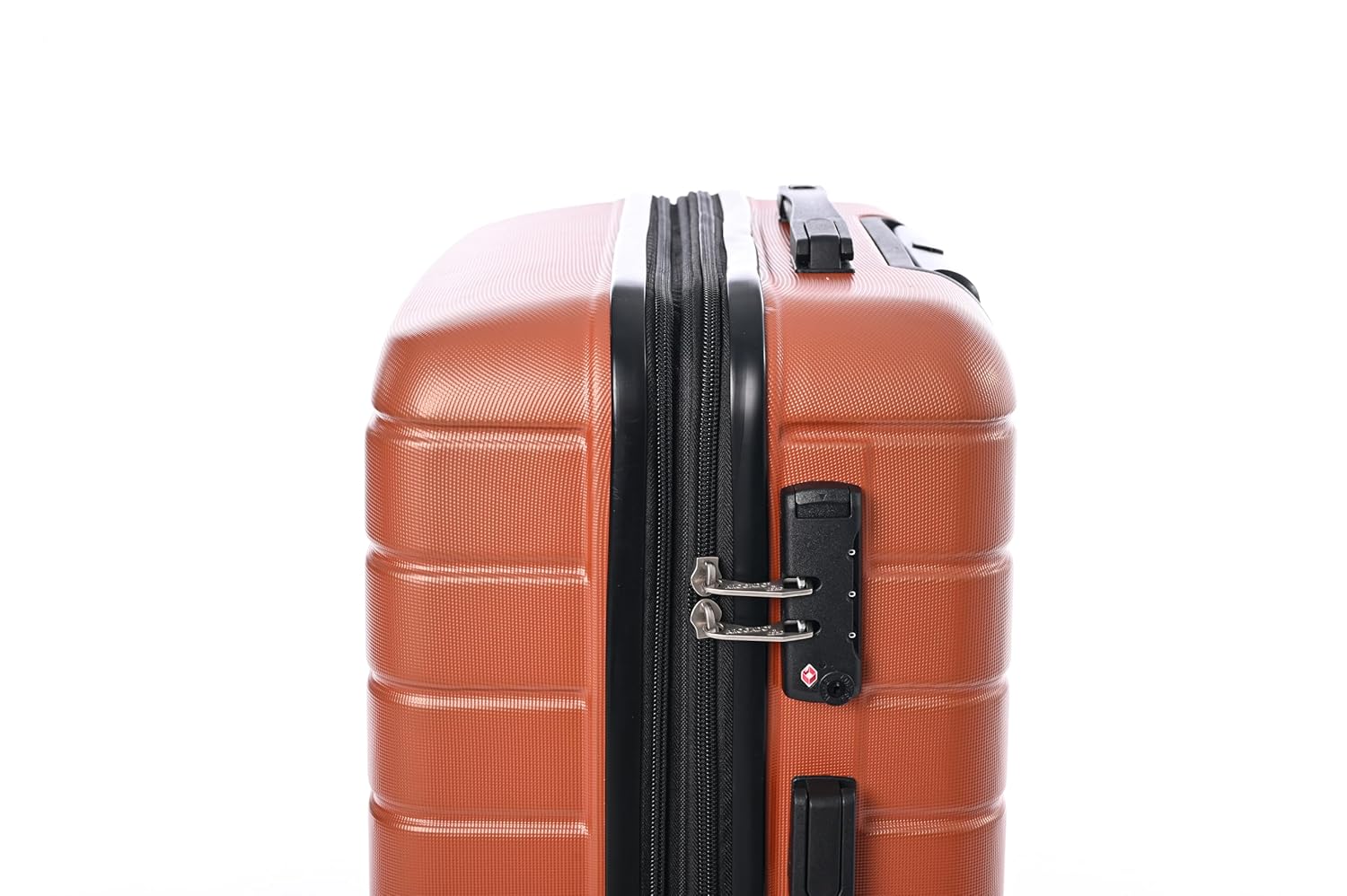 JUMP ESCO ES24-Terracota-Medium-66cm Expandable Hardsided 8 Wheel Luggage with TSA Lock