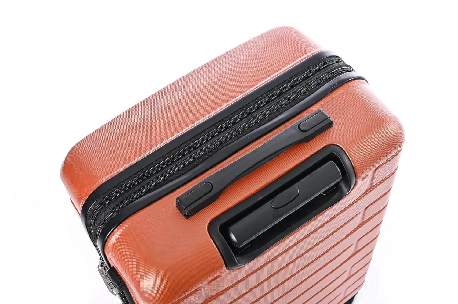 JUMP ESCO -Terracota-Set of 3-Large, Medium & Cabin-76,66,55 cm Expandable Hardsided 8 Wheel Luggage with TSA Lock