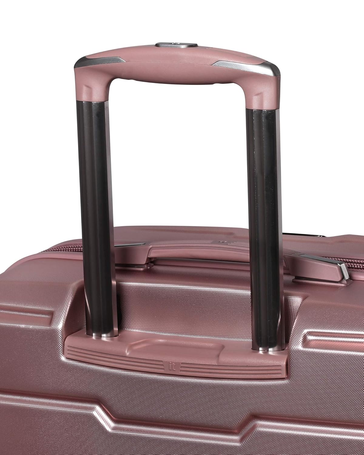 it luggage Prosperous Metallic Pink-Set of 3-28,24,20 inches Cabin with Padded Laptop Section Expandable Hardsided Suitcase 8 Wheel Trolley -79 cm,70 cm,54 cm