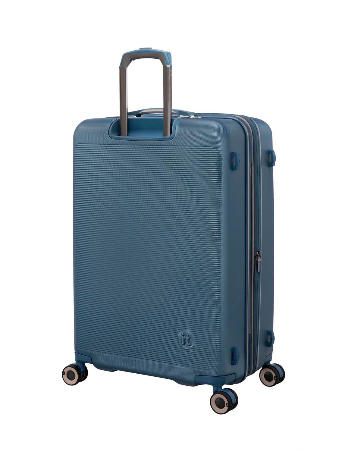 it luggage Rapidity-Teal Blue Set of 3-28,24 & 20 inches-Cabin with Padded Laptop Section, Large & Medium-Expandable Polycarbonate Hard Case 8 Wheel Trolley Bag with TSA Lock & Wet Pouch Inside