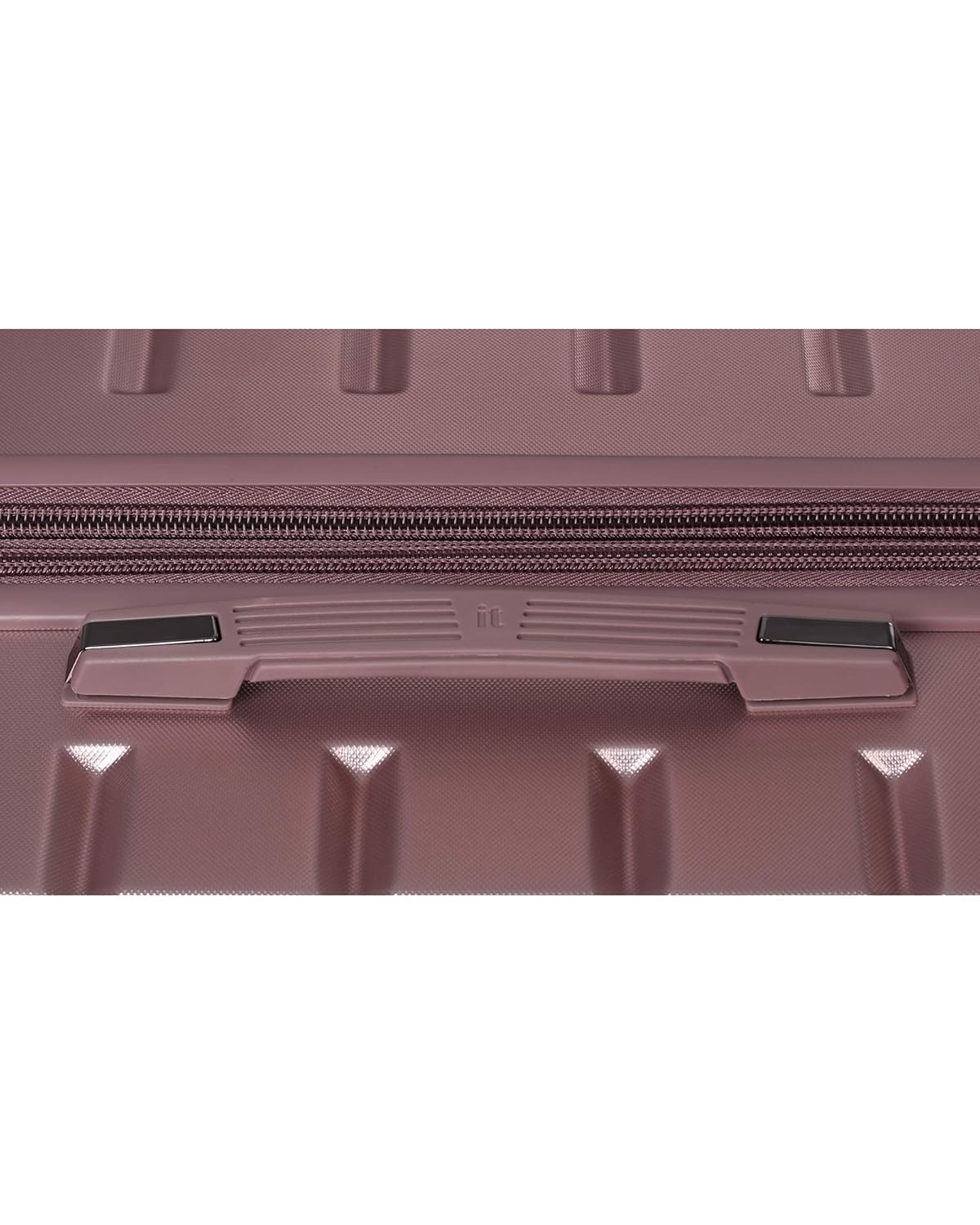 it luggage Prosperous Metallic Pink-Large-28 inches Hardsided Suitcase Expandable Travel Bag 8 Wheel Trolley with TSA Lock-73 cm