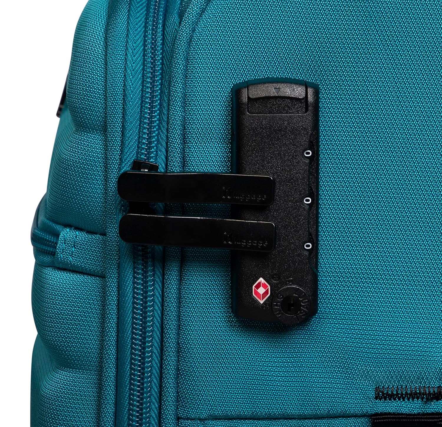 it luggage Census Teal Blue Large-81cm Softsided 8 Wheel Trolley Bag with TSA Lock Check-in Luggage