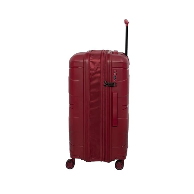 it luggage Momentous German Red Large-28 inches Expandable Polypropylene Hardsided with TSA Lock & Wet Pouch Inside 8 Wheel Trolley Bag