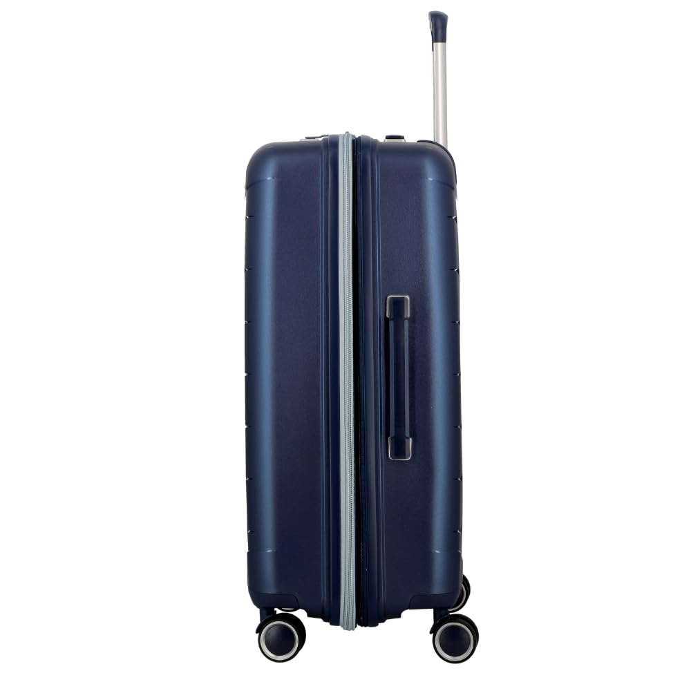 JUMP FURANO 2 FU2024 Midnight Blue-Medium-66cm Expandable Hardsided 8 Wheel Luggage with TSA Lock