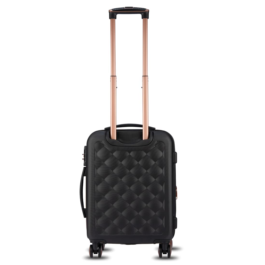 it luggage Fashionista Black Cabin-20 inches Expandable Hardsided with TSA Lock & Wet Pouch Inside 8 Wheel Trolley Bag
