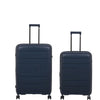 it luggage EcoTough Blue Set of 2-Medium & Cabin-24 & 20 inches Expandable Eco-Friendly Polypropylene Hardsided with TSA Lock & Wet Pouch Inside 8 Wheel Trolley Bag