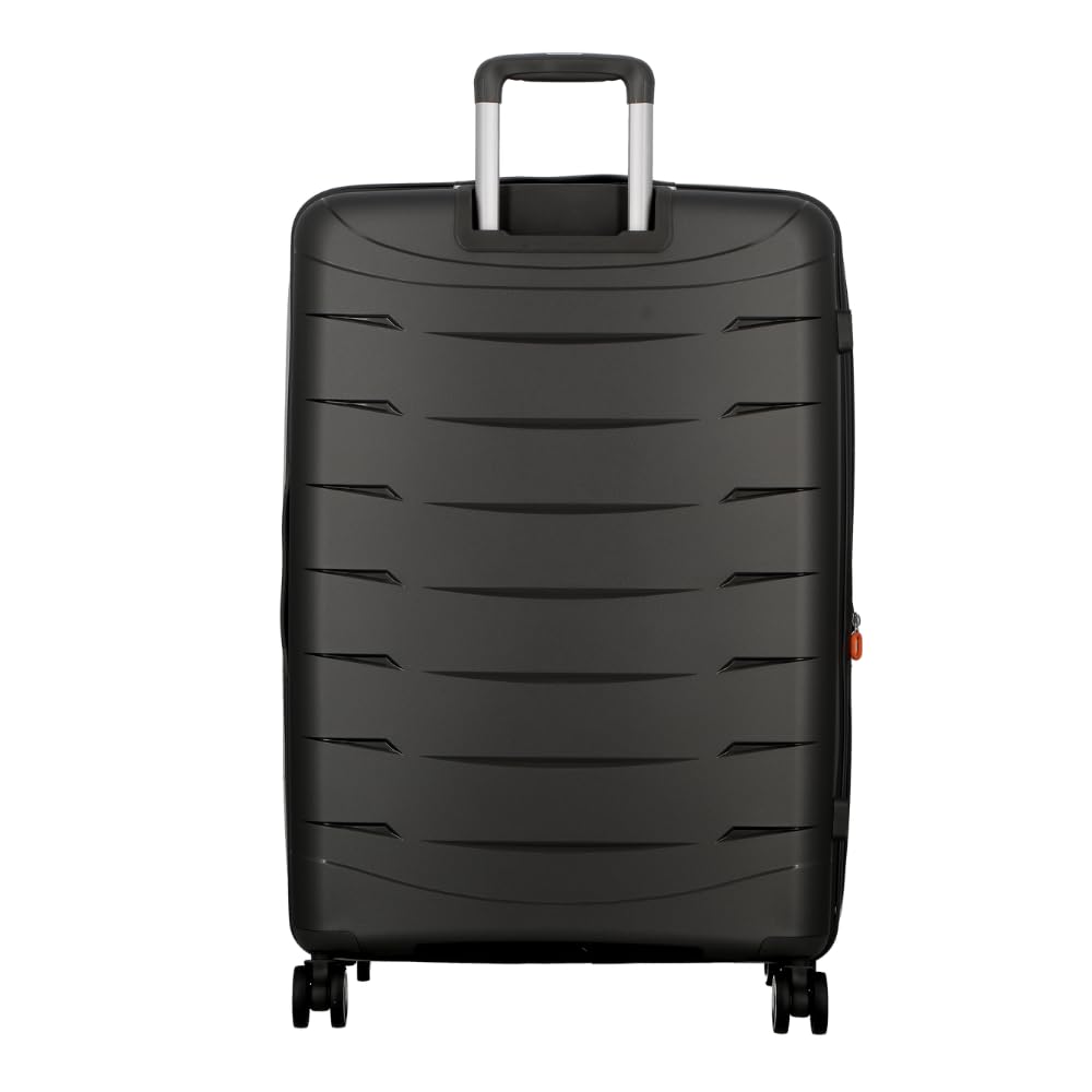 JUMP FURANO 2 Carbon Black-Set of 2- Large & Cabin-76,55 cm Expandable Hardsided 8 Wheel Luggage with TSA Lock