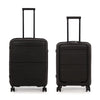 it luggage Momentous Black Set of 2-24 & 20 inches Cabin with Padded Laptop Section & Medium Expandable Polypropylene Hardsided with TSA Lock & Wet Pouch Inside 8 Wheel Trolley Bag