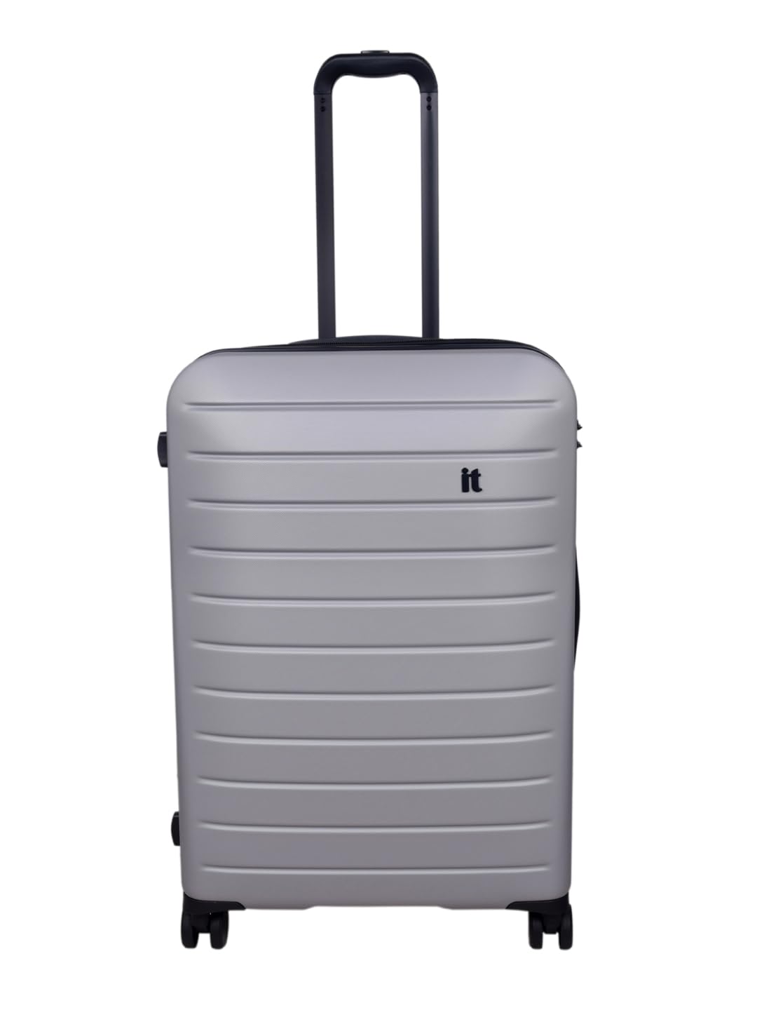 it luggage Legion Silver Grey- Medium -70 cms Expandable Hardsided 8 Wheel Trolley Luggage with TSA Lock