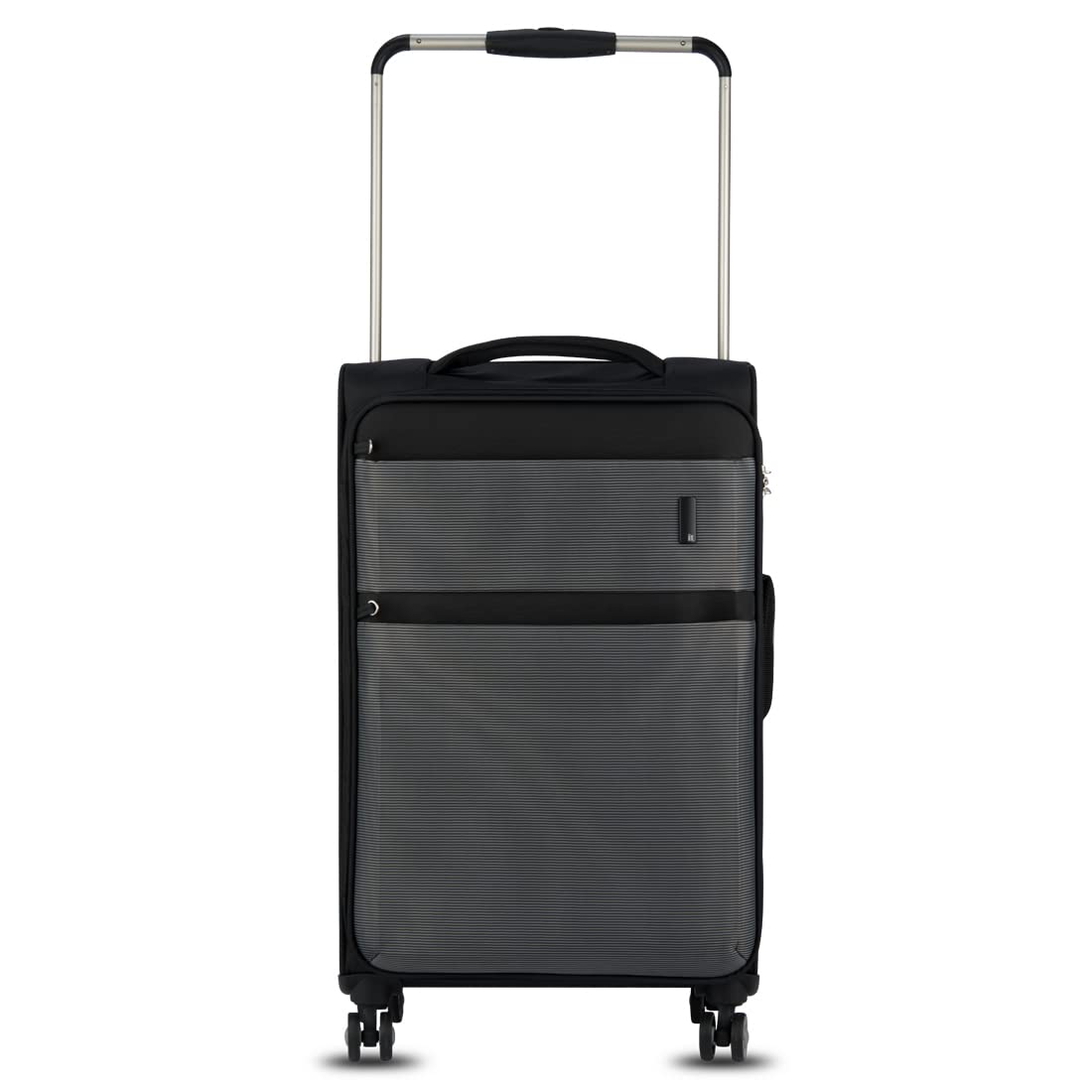 it luggage Polyester | World's Lightest Bag-Debonair- Medium- Black-70Cm| Softsided- Check-in Luggage |8 Wheel Trolley Bag, Spinner
