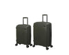 it luggage Spontaneous Olive Set of 2- Medium & Cabin-24 & 20 inches Expandable Anti-Theft Zipper Polypropylene Hardsided with TSA Lock 8 Wheel Trolley Bag