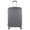 it luggage Fashionista Charcoal Grey-Large -78cm Expandable Hardsided with TSA Lock & Wet Pouch Inside 8 Wheel Trolley