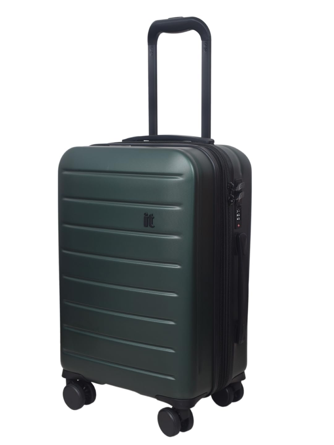 it luggage Legion Forest Green- Cabin-54 cms Expandable Hardsided 8 Wheel Trolley Luggage with TSA Lock