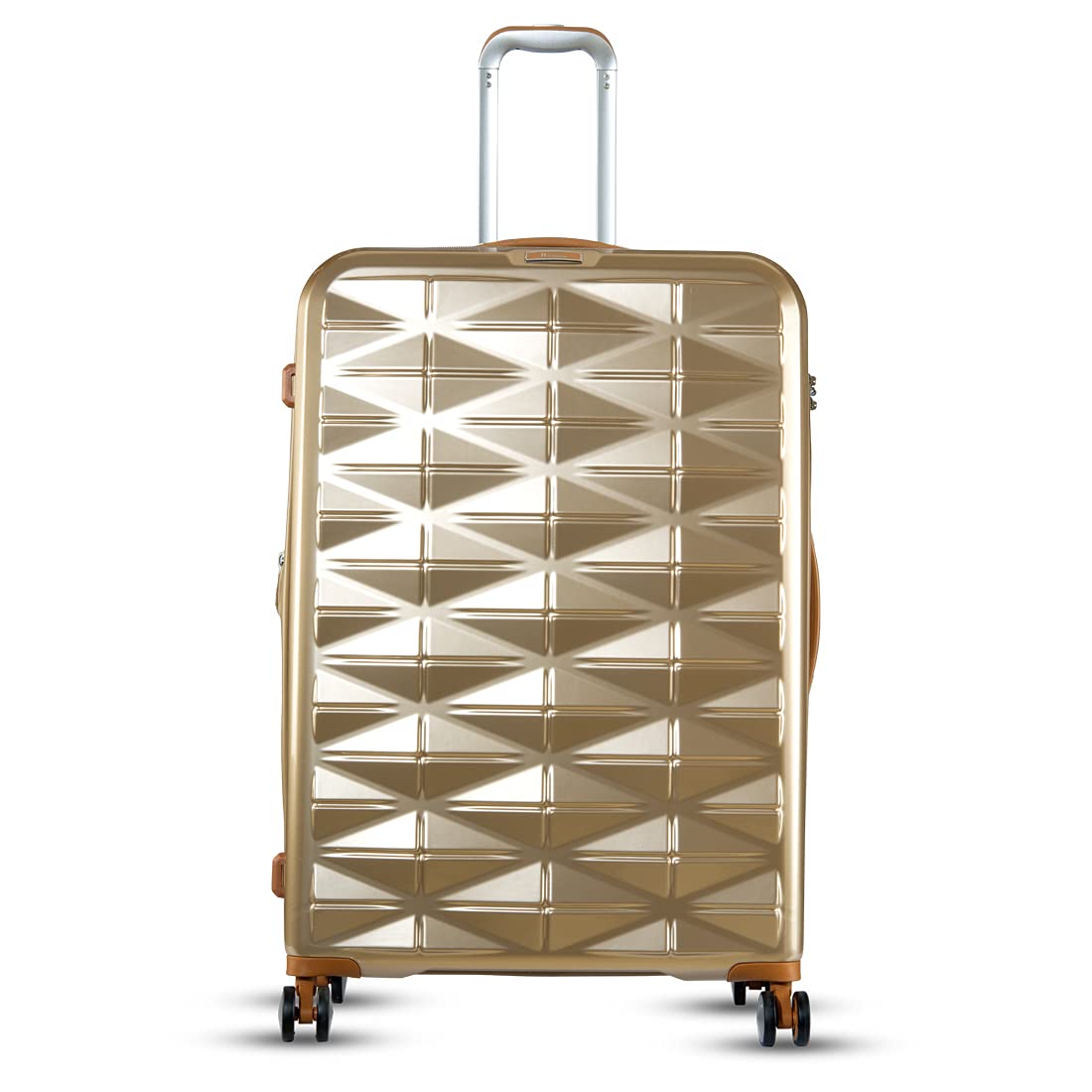 it luggage Certify Golden Large-28 inches Expandable PC Hardsided with TSA Lock 8 Wheel Trolley Bag