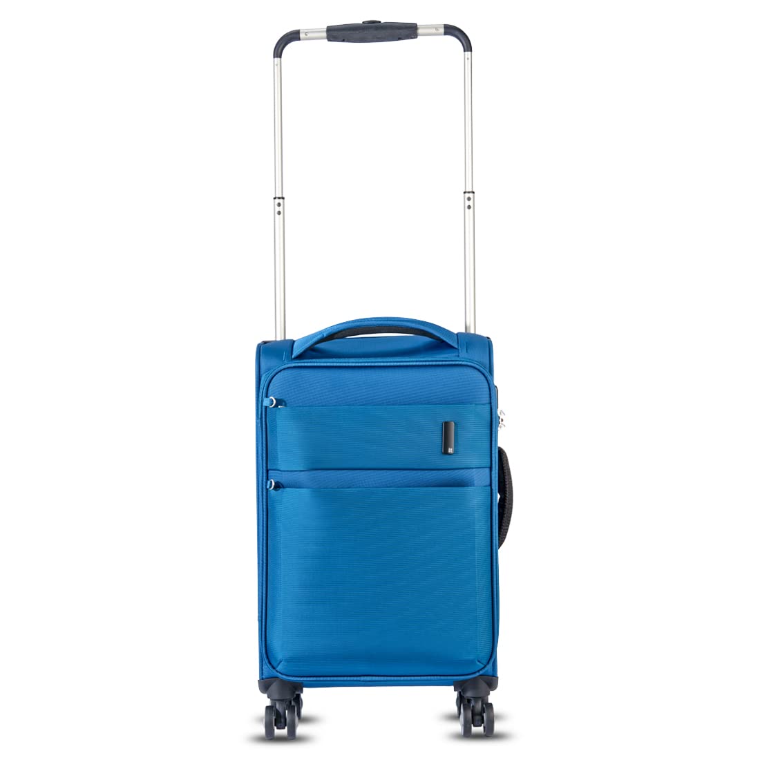 it luggage World's Lightest Bag Debonair-Two Tone Blue-54cm Softsided Polyester 8 Wheel Trolley Bag
