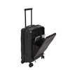 it luggage - Momentous Black PP Hardsided Fashion Luggage Cabin Trolley with Padded Laptop Section 8 Wheel with TSA Lock