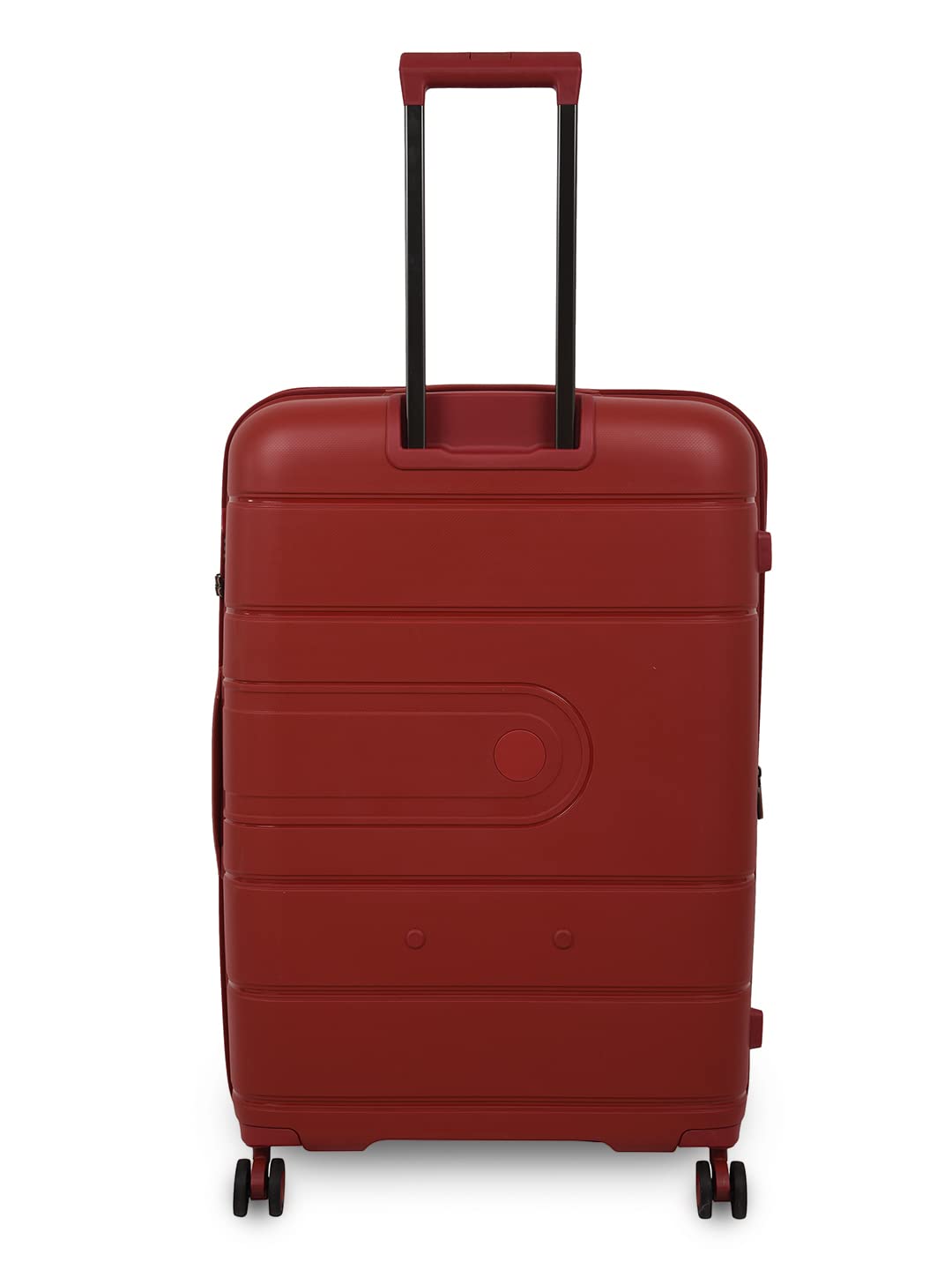 it luggage Eco Tough German Red Cabin-20 inches Expandable Eco-Friendly Polypropylene Hardsided with TSA Lock & Wet Pouch Inside 8 Wheel Trolley Bag