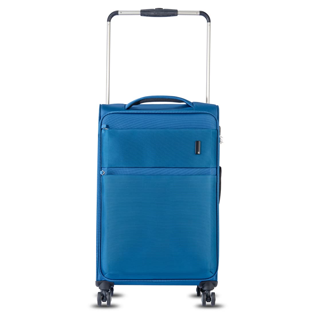 it luggage| World's Lightest Bag| Debonair-Two Tone Blue-Set of 2-Medium & Cabin-70cm & 54cm-Softsided- Fashion Luggage Suitcase |Lightweight Travel Bag|8 Wheel Trolley Bag