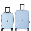 it luggage-Convolved-Blue Sky-Set of 2- Medium & Cabin-24 & 20 inches-Expandable Hardsided Suitcase Travel Bag 8 Wheel Trolley Bag with Wet Pouch & TSA Lock-70cm,54cm