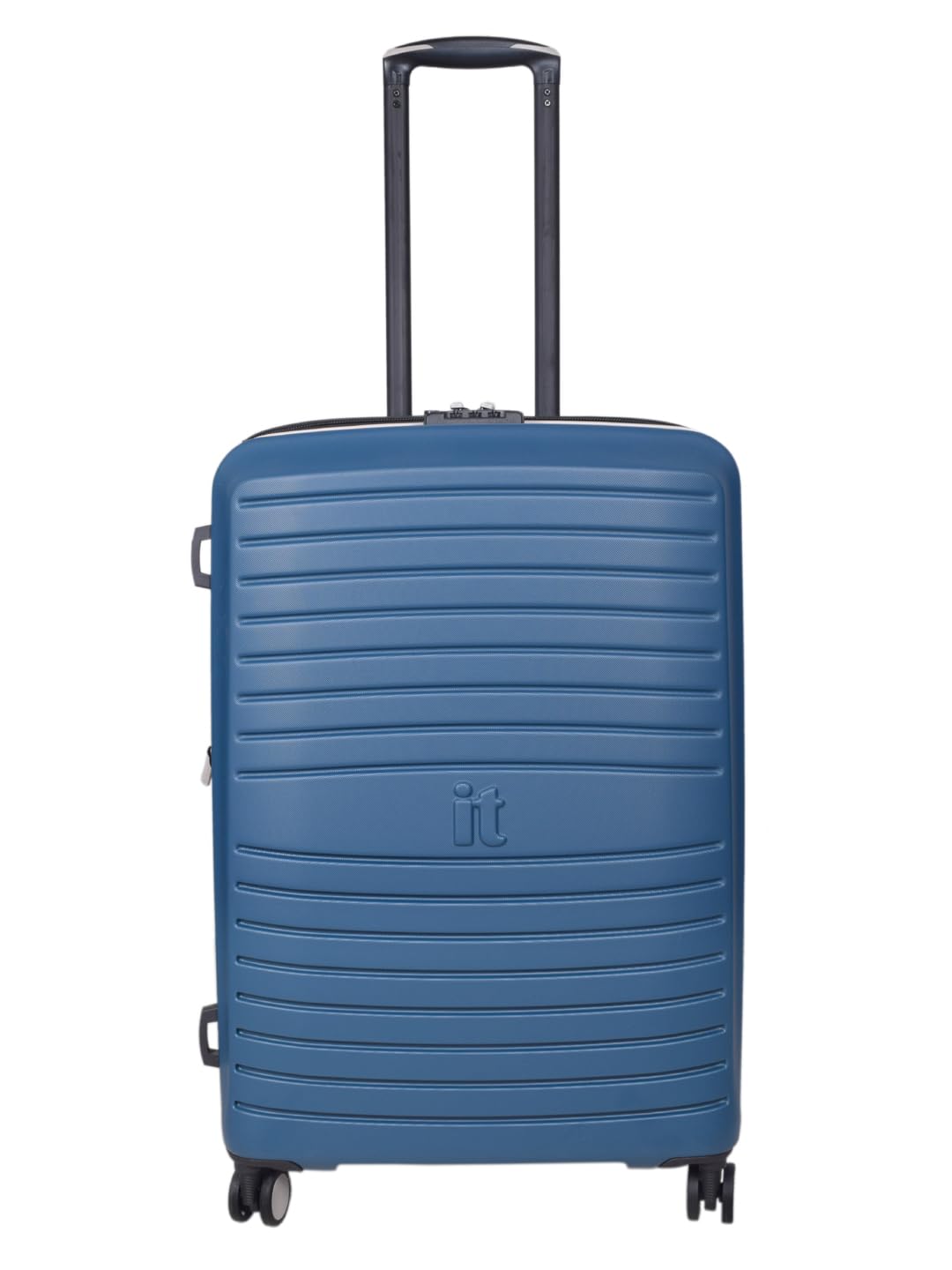 it luggage-Eco-Protect-Teal Blue-Medium-24 inches- Expandable-Eco-Friendly -ABS-Hardsided Luggage with TSA Lock -8 Wheel Trolley Bag
