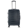 it luggage -Prosperous-Metallic Grey-Large-80cms | Expandable | Polycarbonate | Hardsided Suitcase |Travel Bag | 8 Wheel Trolley Bag