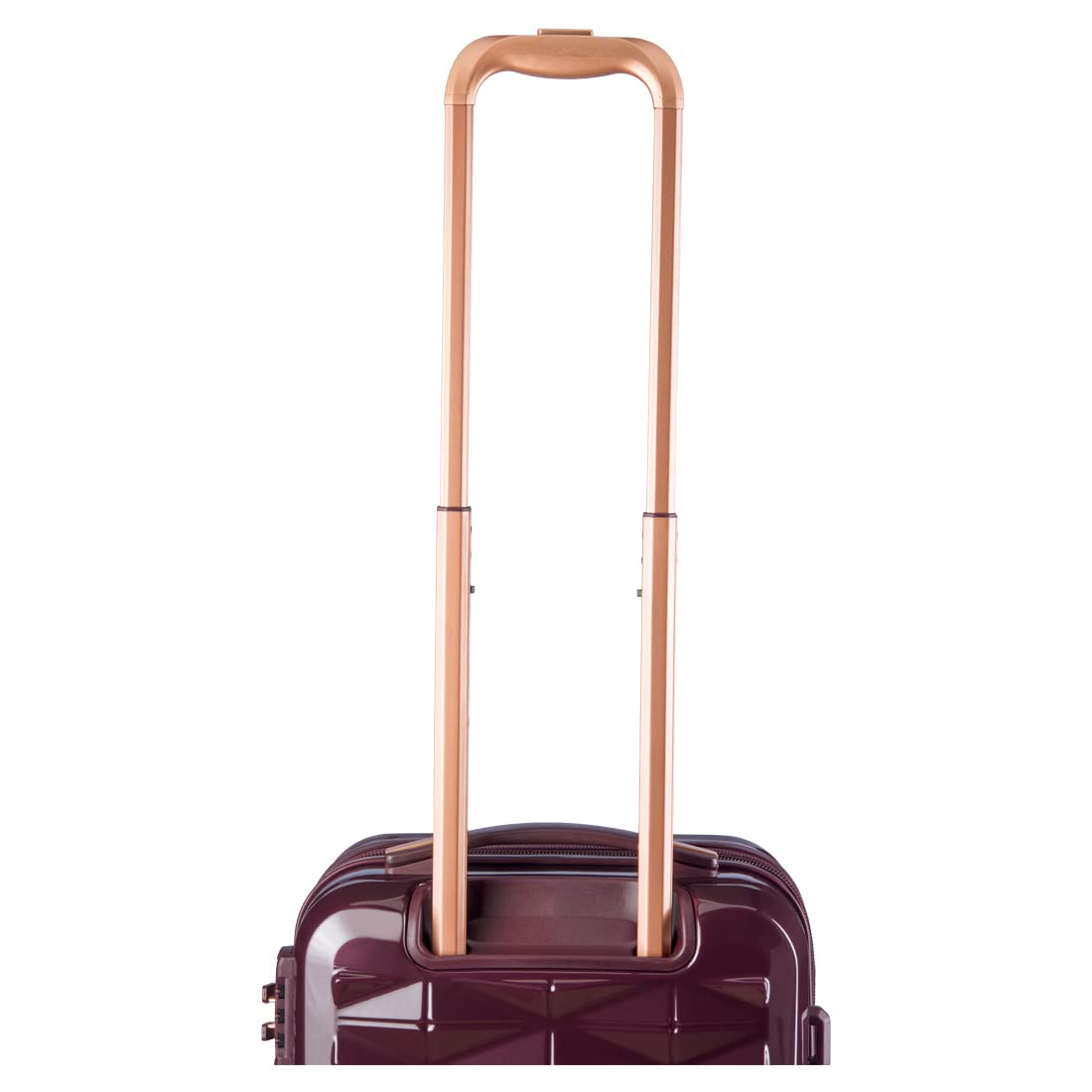 it luggage Certify Purple Cabin-20 inches Expandable PC Hardsided with TSA Lock 8 Wheel Trolley Bag