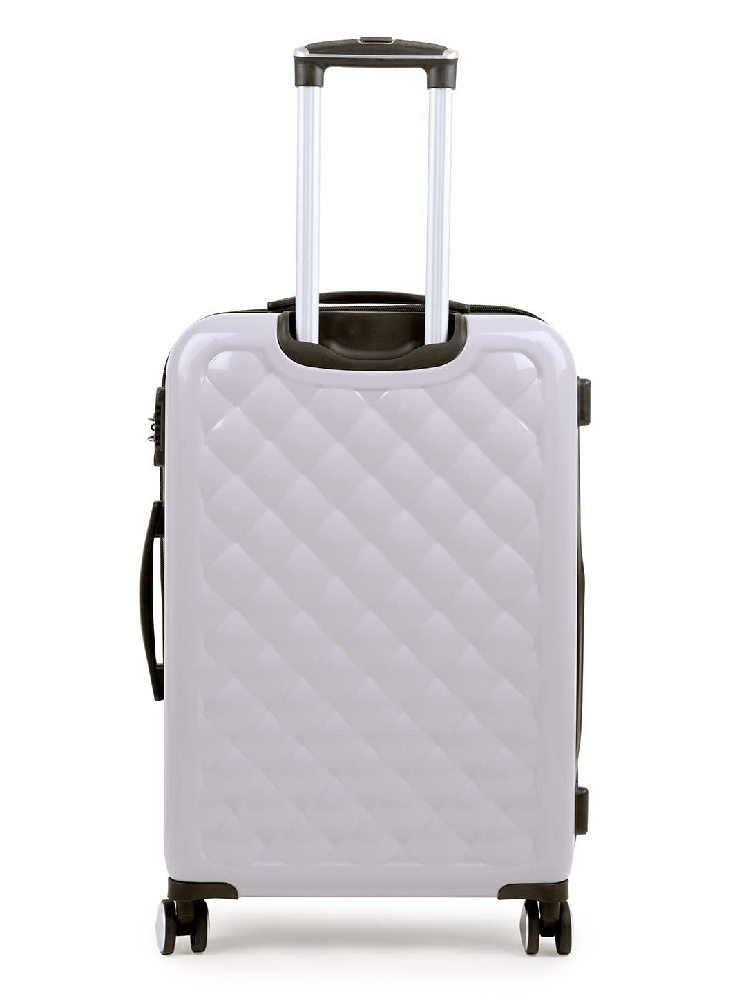it luggage Fashionista Glossy Grey Set of 2- Medium & Cabin-24 & 20 inches Expandable PC Hardsided with TSA Lock 8 Wheel Trolley Bag