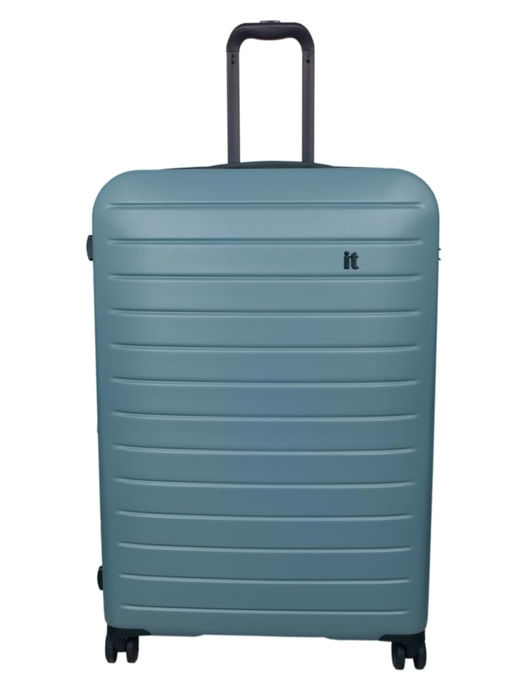 it luggage Legion Smoke Blue- Large -80 cms Expandable Hardsided 8 Wheel Trolley Luggage with TSA Lock