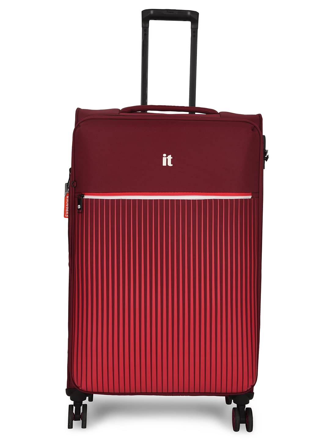 it luggage The Lite-Red-Large-28 inches Expandable Softsided with TSA Lock 8 Wheel Trolley Bag